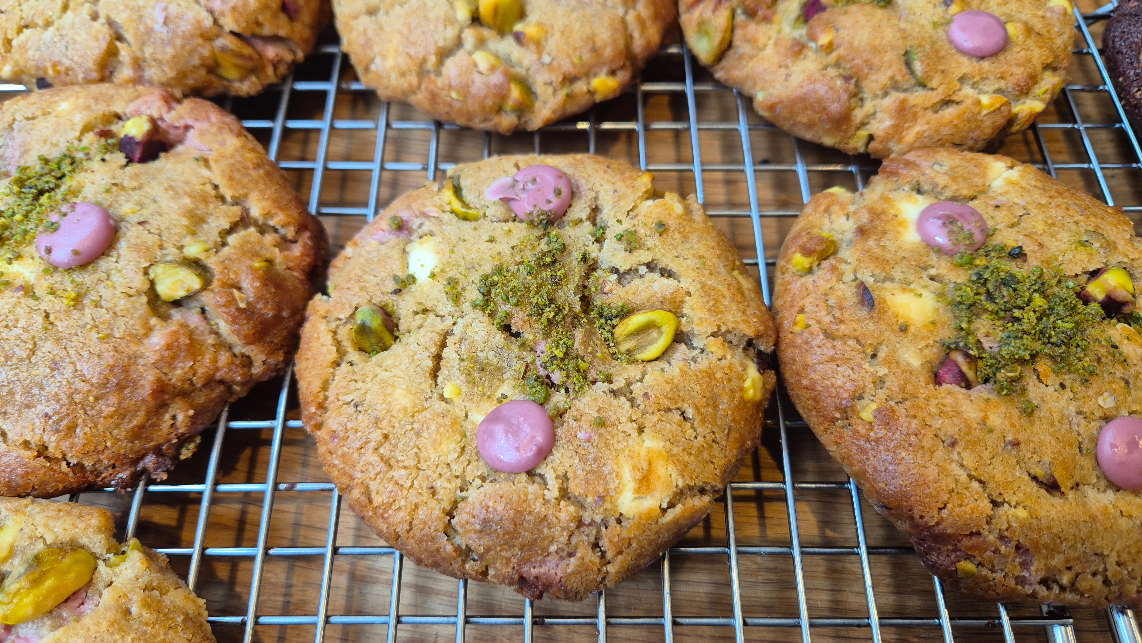 Pistachio Ruby Cookie – Pistache Koekje met Ruby & Witte Chocolade