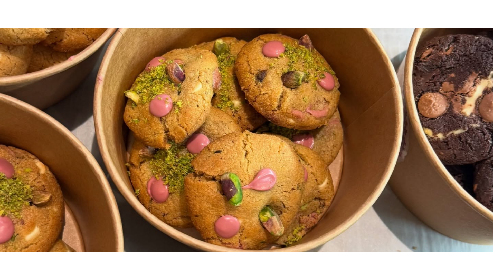 Macadamia & Witte Chocolade Koekje